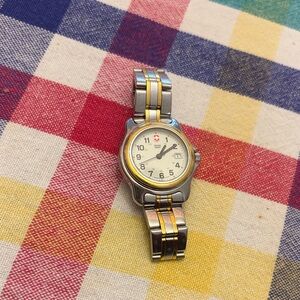Broken Victorinox Two-Tone Stainless Steel Watch
